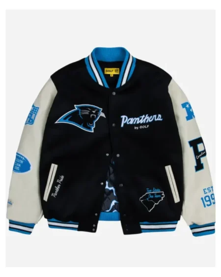 Golf Wang Panthers Letterman Jacket