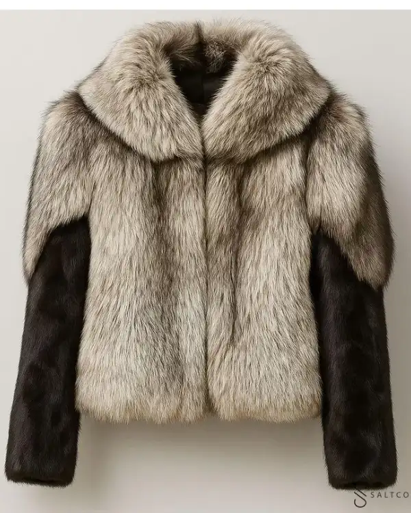 Grey Mink Fur Jacket_