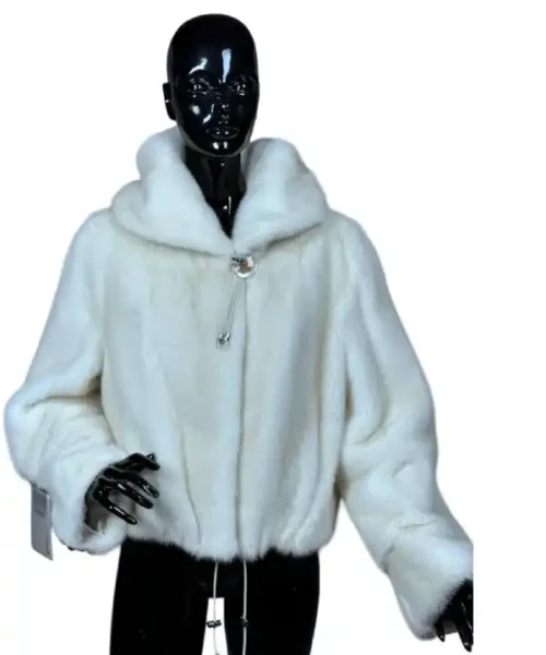 Hooded Mink Fur Jacket_