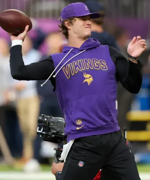 J.J. McCarthy Vikings Sleeveless Hoodie