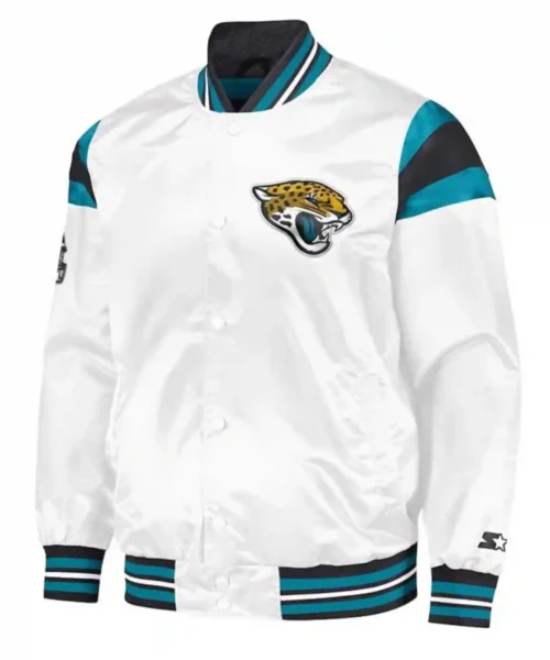 Jacksonville Jaguars White Varsity Jacket