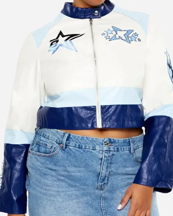 Jade Castillo Electric Bloom Colorblock Jacket