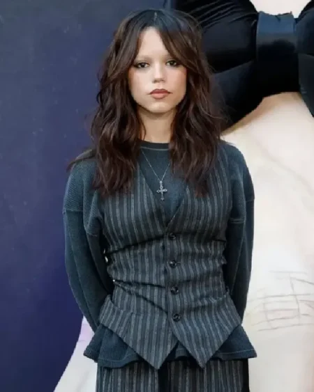 Jenna Ortega Wednesday FYC Event Vest