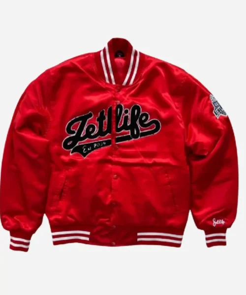 Jet Life Home Plate Satin Jacket