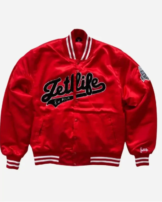 Jet Life Home Plate Satin Jacket