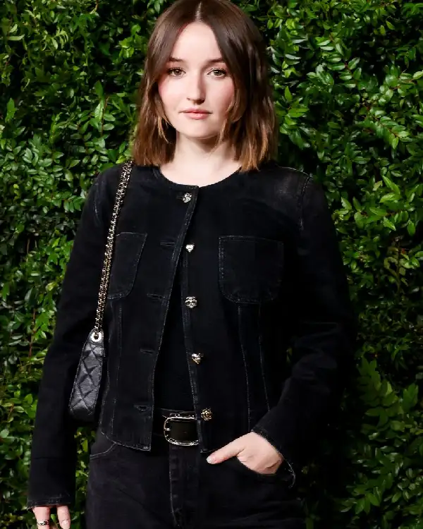 Kaitlyn Dever Black Denim Jacket