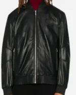 Karl Lagerfeld Black Leather Jacket