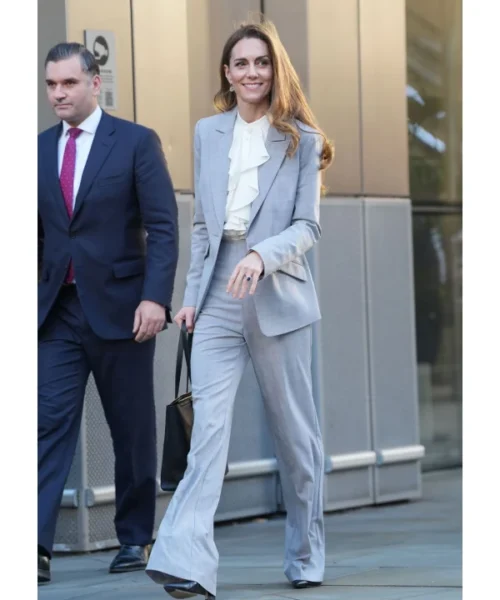 Kate Middleton Grey Suit