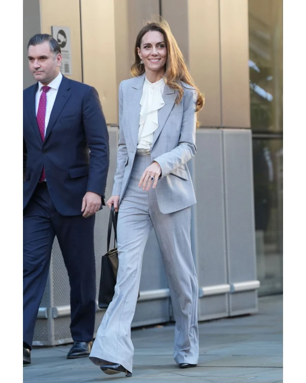 Kate Middleton Grey Suit