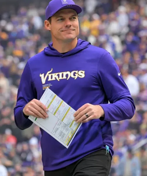 Kevin O’Connell Vikings Sideline Long Sleeve Hoodie