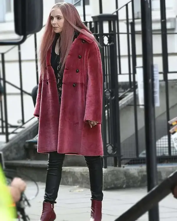 Killing Eve Villanelle Pink Velvet Coat