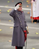 King Charles III 2025 National Service of Remembrance Double-Breasted Dark Gray