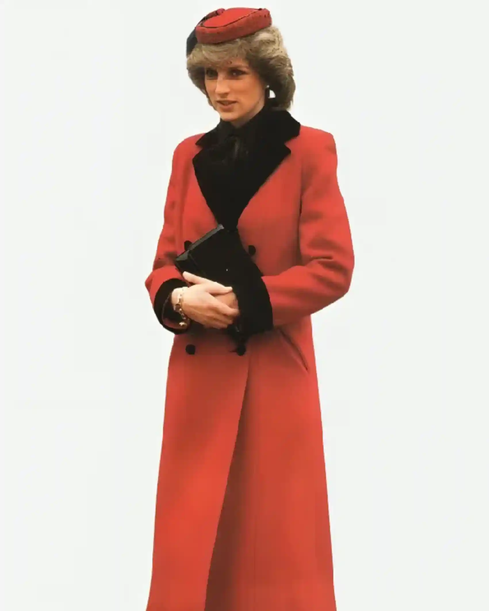 Kristen Stewart Spencer 2021 Diana Princess Double Breasted Red Long Trench Coat Sale