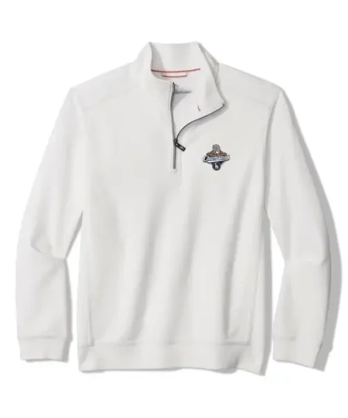 LA Dodgers Tommy Bahama 2025 World Series Champions Half-Zip Jacket