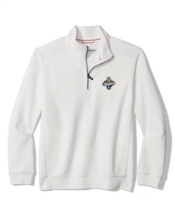 LA Dodgers Tommy Bahama 2025 World Series Champions Half-Zip Jacket