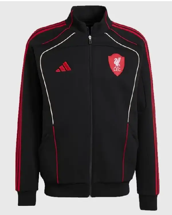 LFC adidas Anthem Black Track Jacket