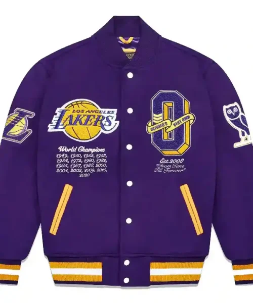 Lakers Ovo Varsity Jacket