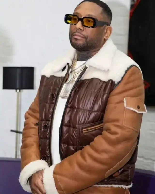 Let’s Rap About It Podcast Maino Leather Jacket