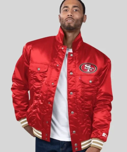 Levi’s X Starter 2025 49ers Red Jacket