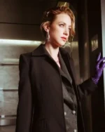Lili Reinhart Long Black Coat