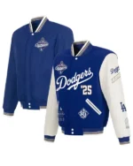 Los Angeles Dodgers 2025 World Series Champions Reversible Varsity Jacket
