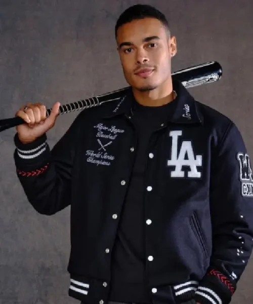 Los Angeles Dodgers Joshua Vides x Fanatics World Series Champions Varsity Jacket