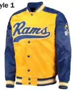 Los Angeles Rams Satin Jacket