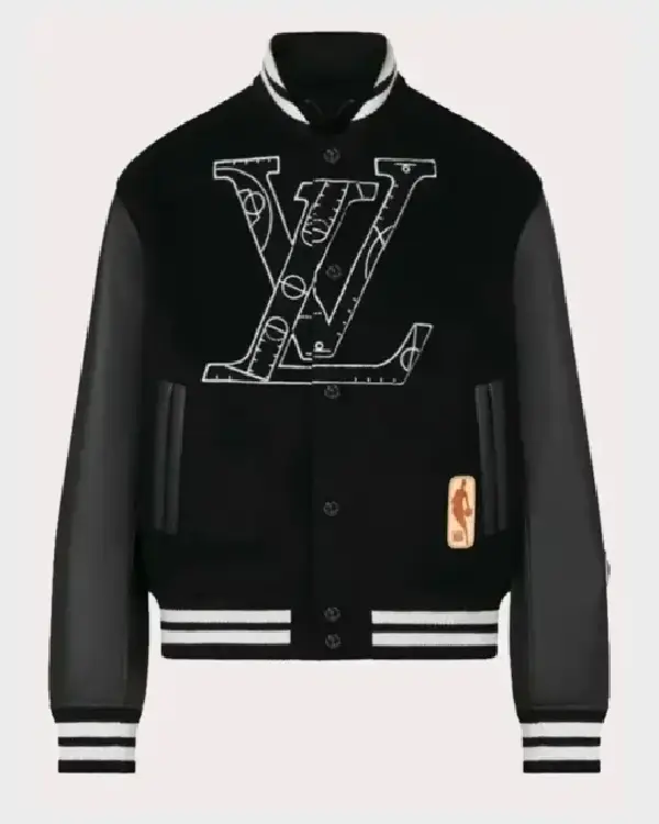 Louis Vuitton Black Varsity Jacket