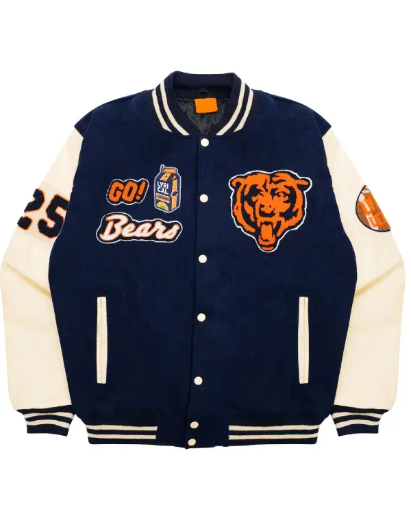 Lyrical Lemonade x Chicago Bears Letterman Varsity Jacket