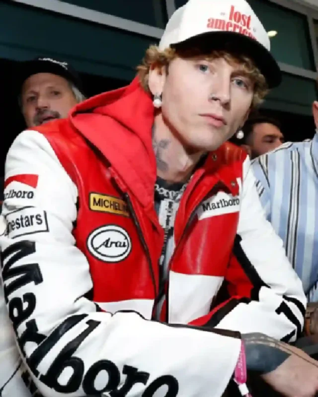 MGK Las Vegas F1 Grand Prix Leather Jacket