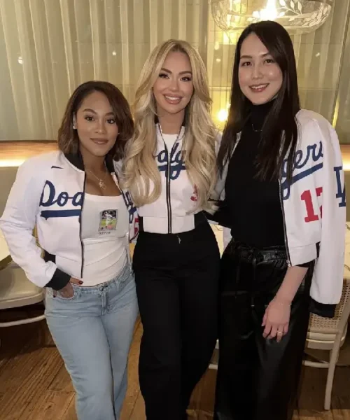 Mamiko Tanaka 2025 World Series Custom Dodgers Jacket