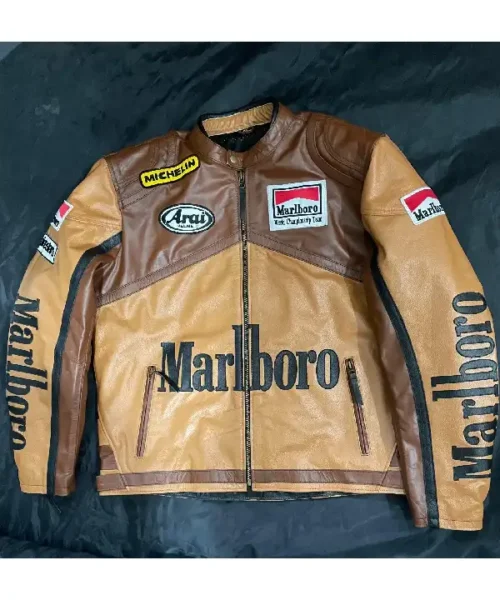 Marlboro Brown Leather Jacket
