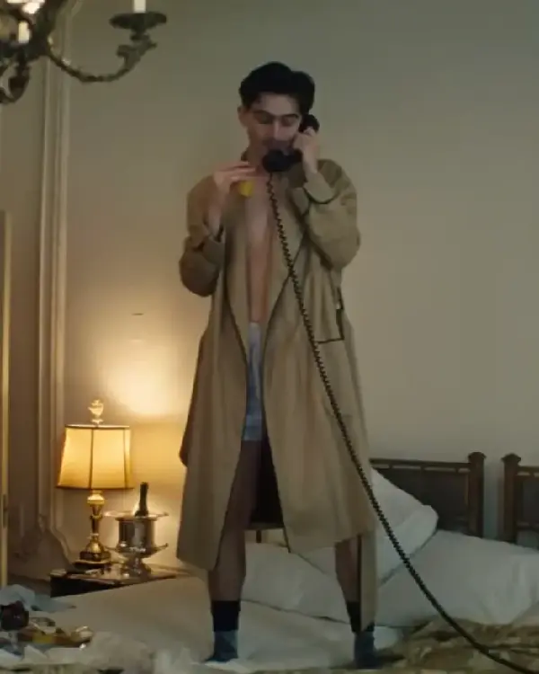 Marty Supreme 2025 Timothée Chalamet Long Coat