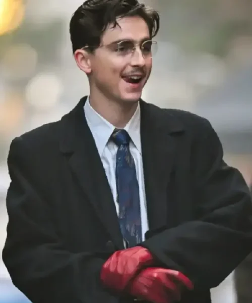 Marty Supreme Timothée Chalamet Black Long Coat