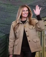 Melania Trump Camp Lejeune Jacket
