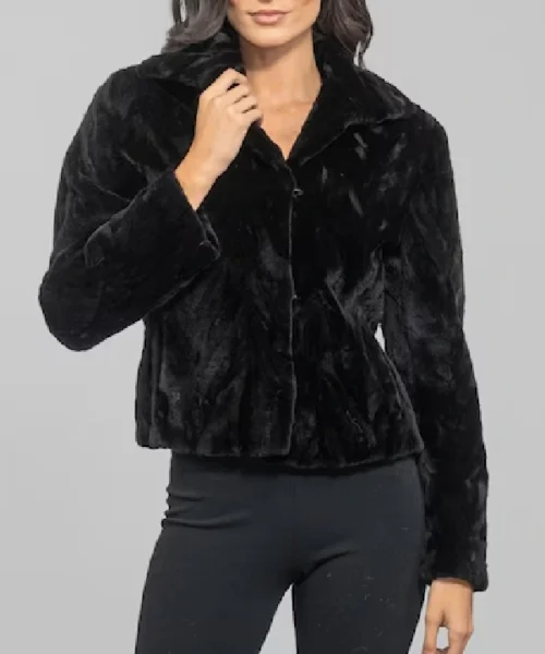 Mink Fur Bomber Jacket_