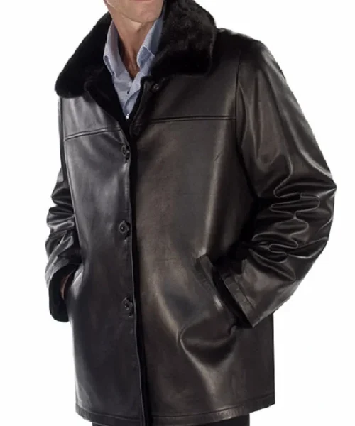 Mink Fur Leather Jacket_