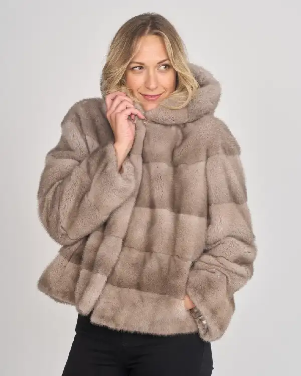 Mink Jacket Hood