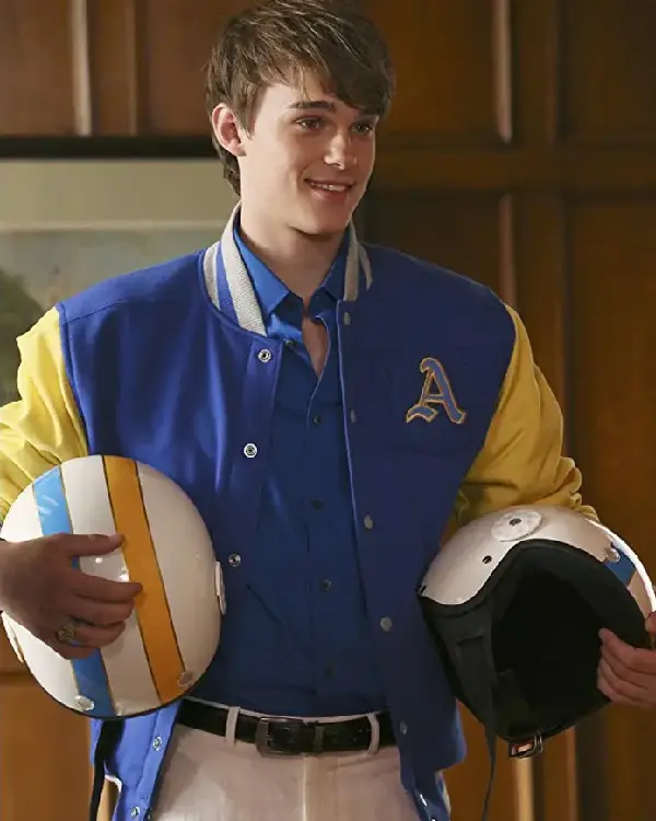 Mitchell Hope Descendants Letterman Bomber Jacket