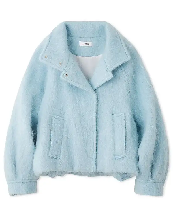 Mohair Shaggy Washer Shaggy Short Coat - Jacket Craze