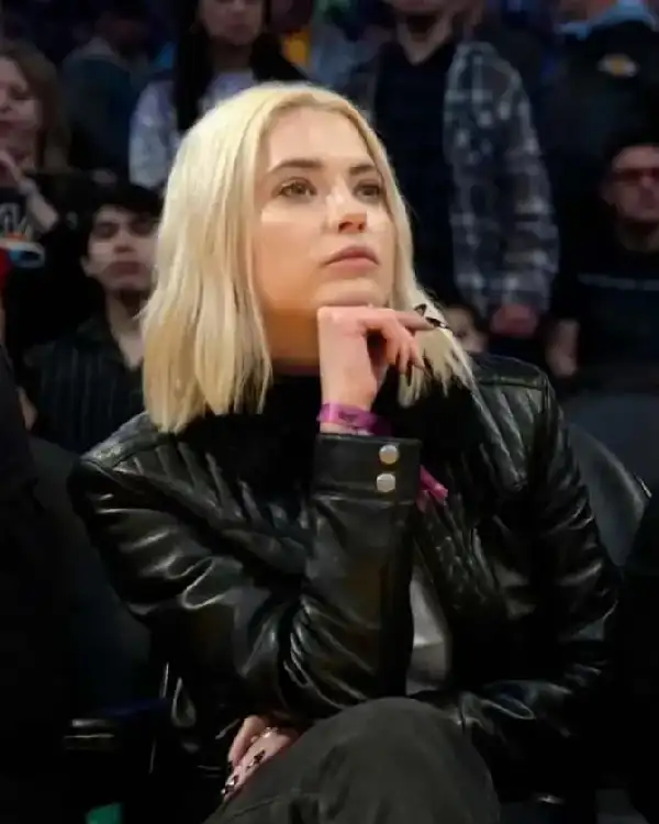 NBA 2023 Ashley Benson Leather Jacket