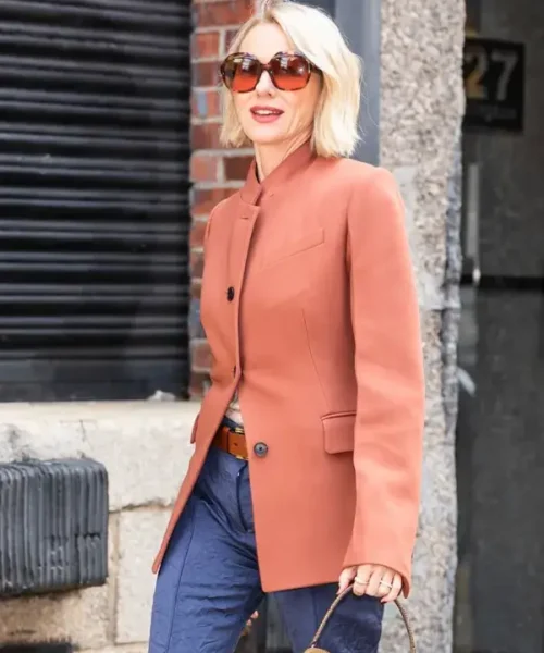 Naomi Watts NYC 2025 Single-Breasted Blazer