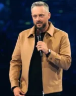 Nate Bargatze Tan Jacket