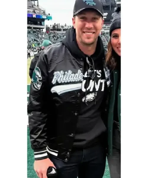 Nick Foles Philadelphia Eagles Black Starter Jacket