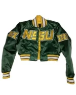 Norfolk State University Green Cropped Jacket