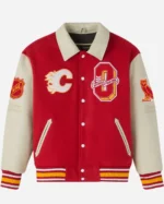 OVO Calgary Flames Varsity Jacket