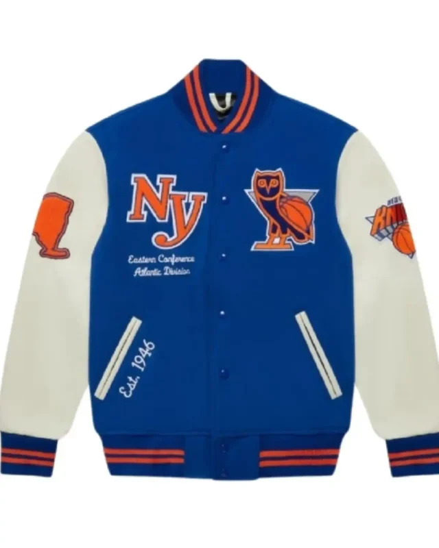 OVO New York Knicks Varsity Jacket