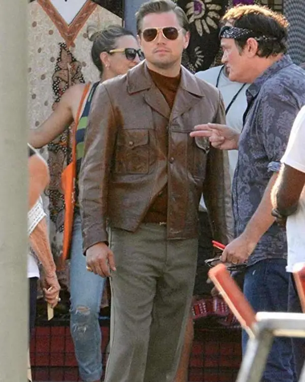 Once Upon A Time In Hollywood Leonardo DiCaprio Leather Jacket