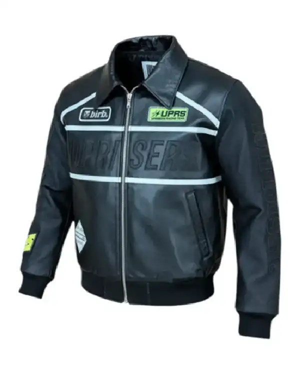 Order Recreated - Uprisers LAB x Birb Upcycled Black Leather Jacket Sale Site post