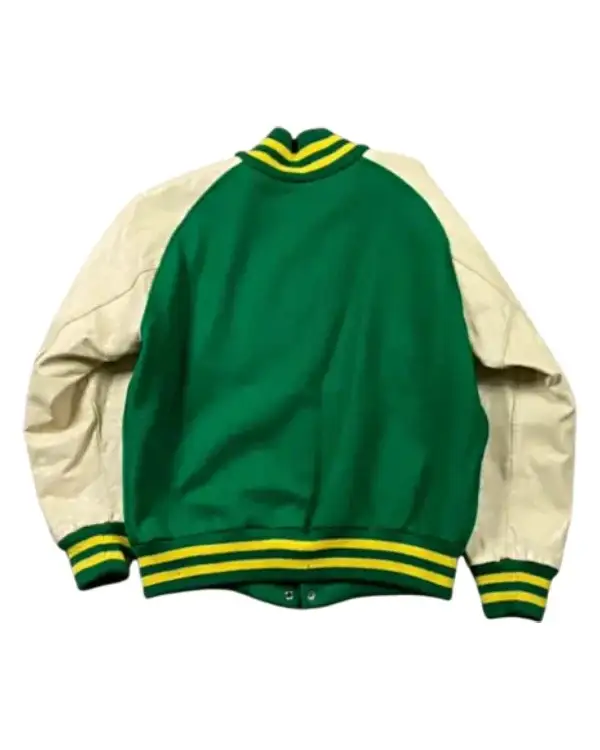 Oregon Ducks Letterman Jacket Back